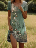 Luméa™ | Linnea Robe Courte Imprimée Tendance