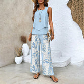 Claire | Ensemble 2 pièces feuilles