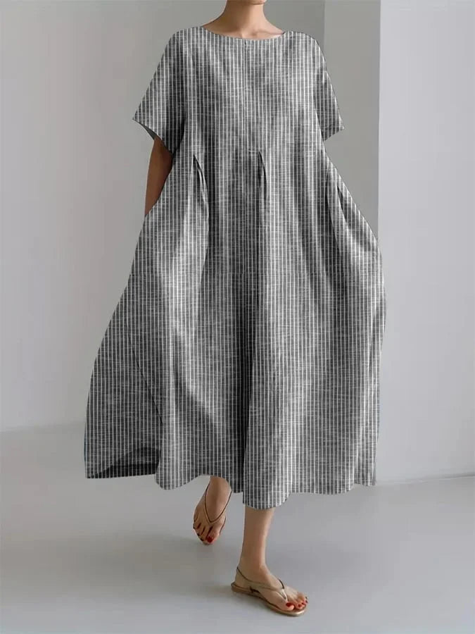 Luméa™ | Robe BIANCA longue décontractée style rétro confortable