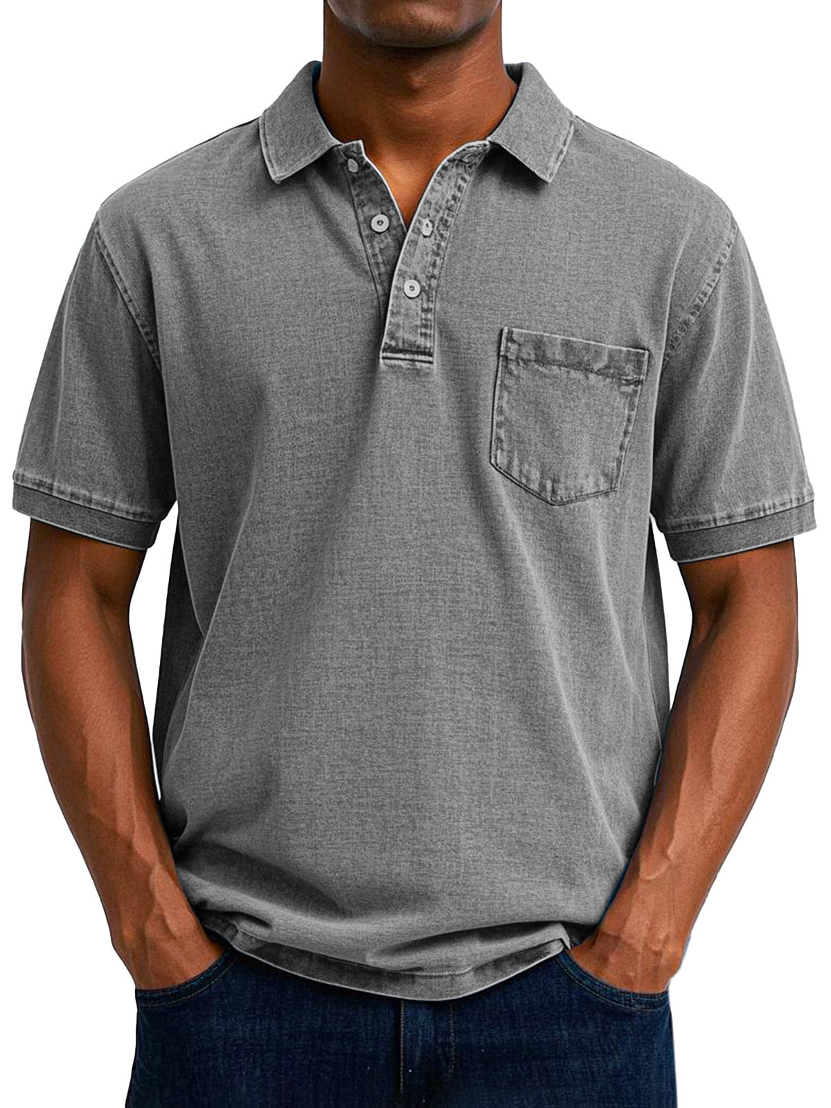 Luméa™ | Chemise Polo Vintage Décontractée pour Homme