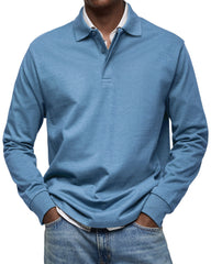 Luméa™ | Chemise Polo Décontractée à Manches Longues