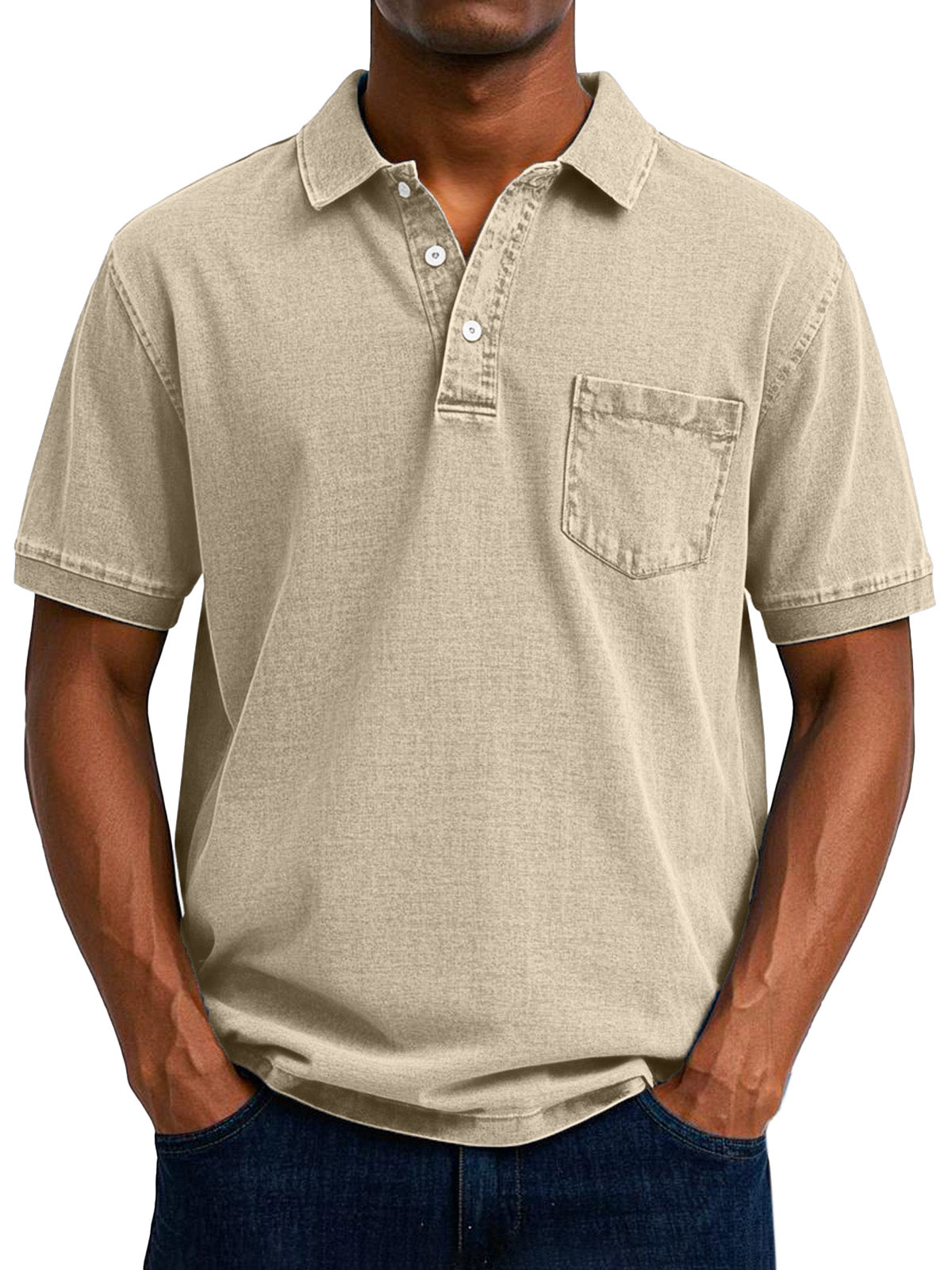 Luméa™ | Chemise Polo Vintage Décontractée pour Homme