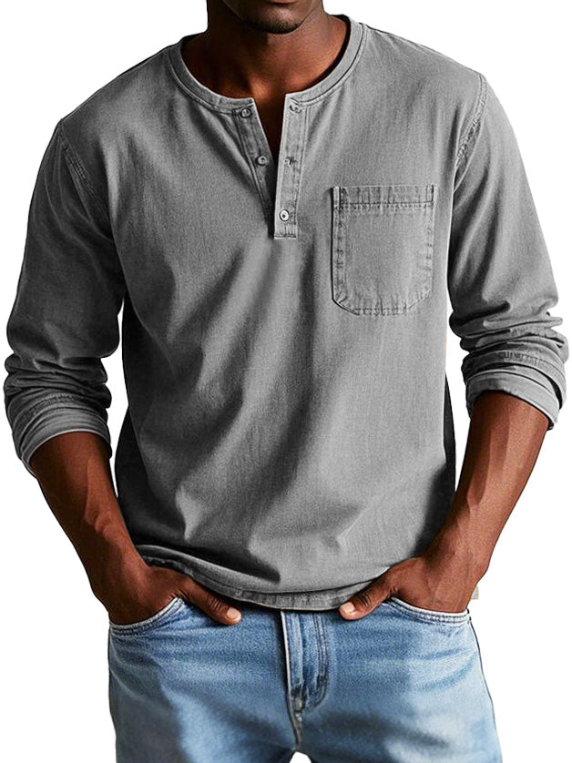 Luméa™ | Chemise Vintage à Manches Longues