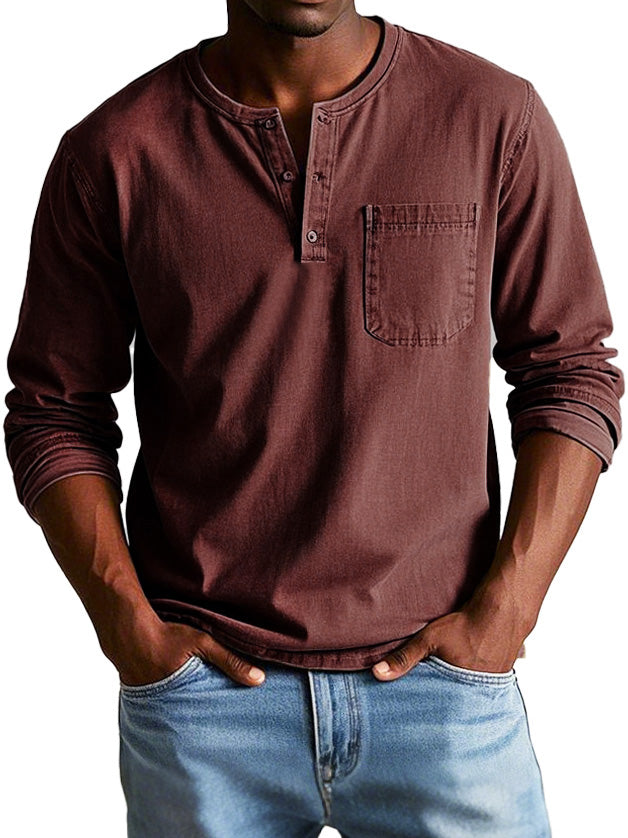 Luméa™ | Chemise Vintage à Manches Longues