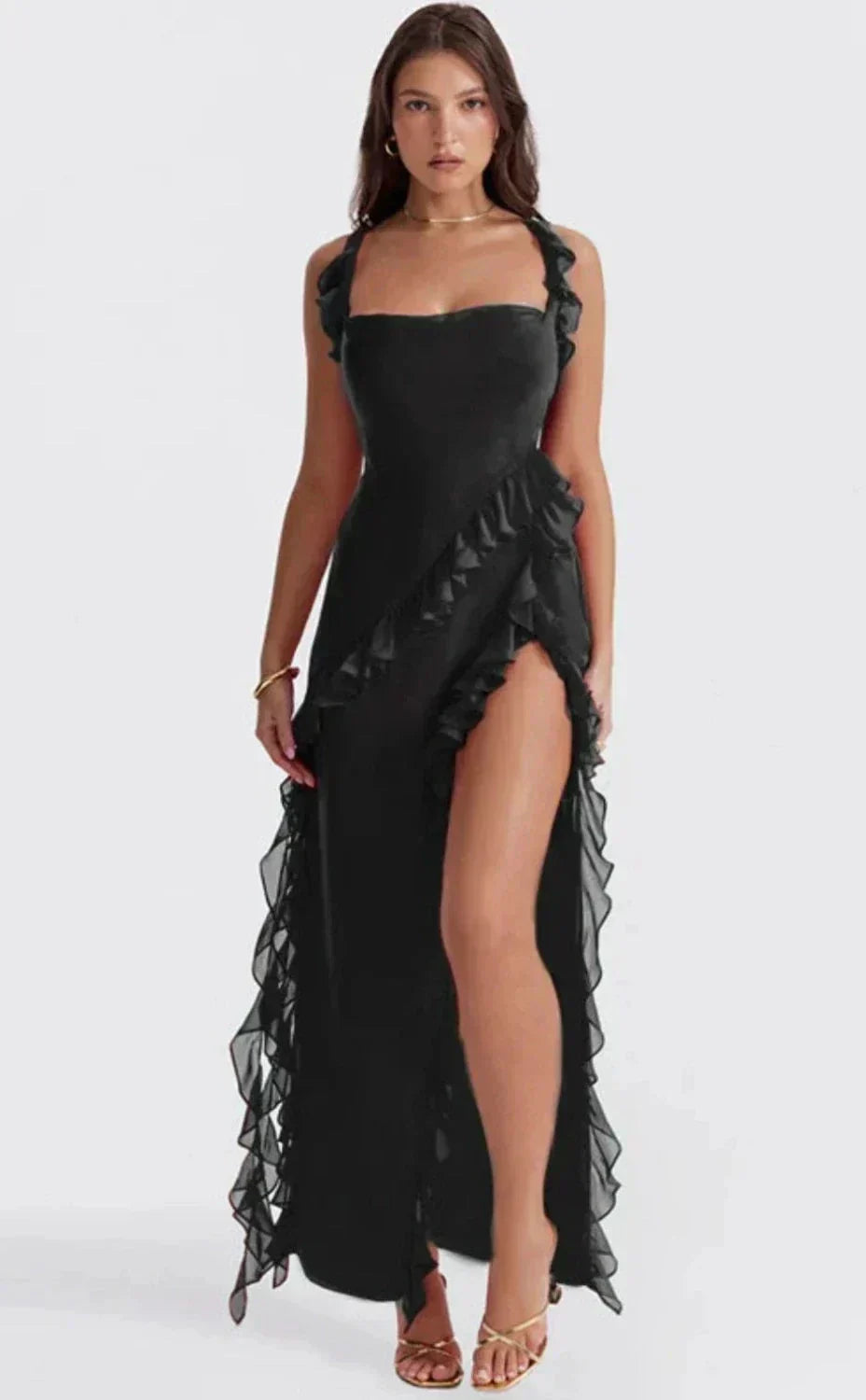 Luméa™ | Robe élégante avec jambes ouvertes