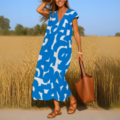 Luméa™ | Valérie Robe fluide à col V