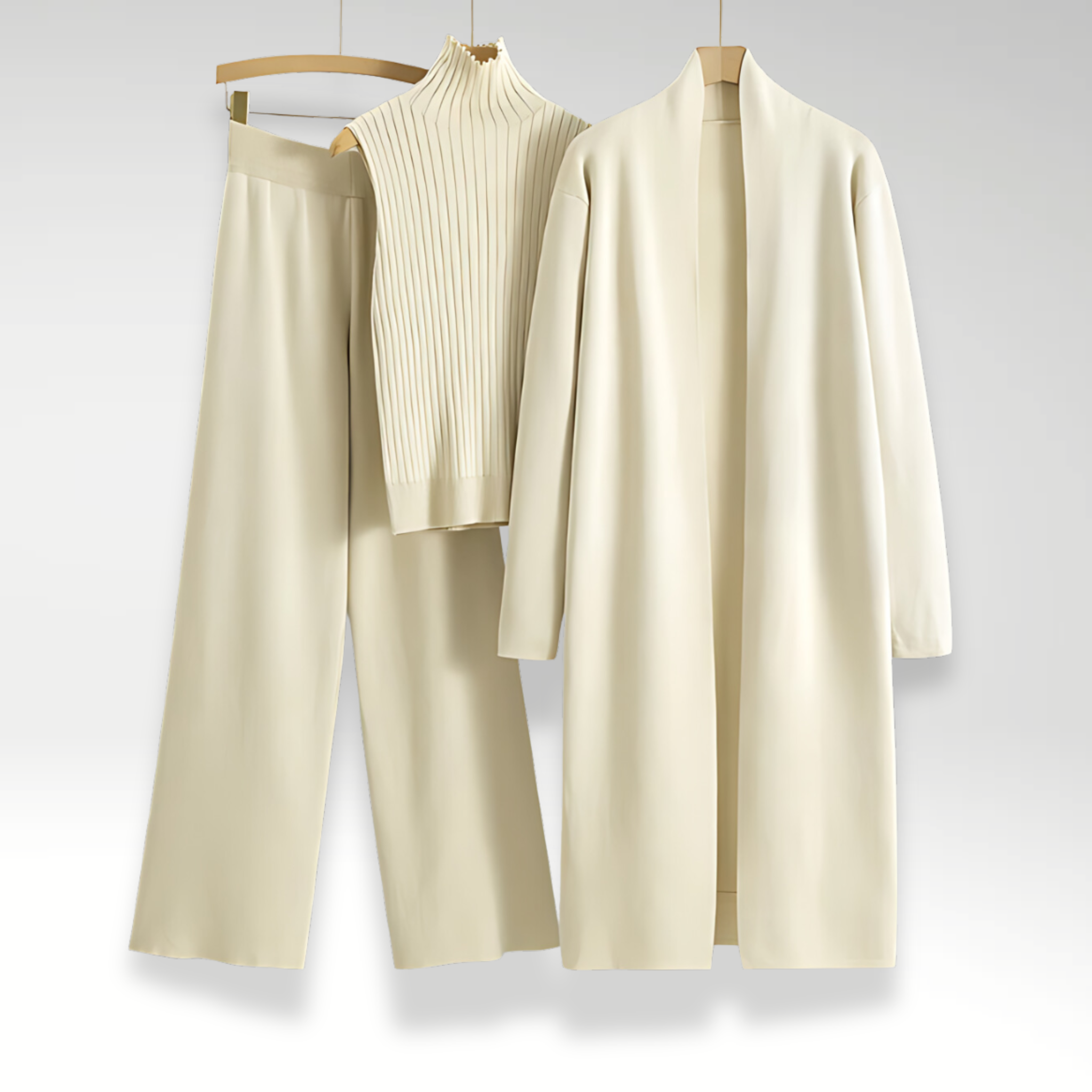 Luméa™ | Ensemble trois pièces en maille Luxe