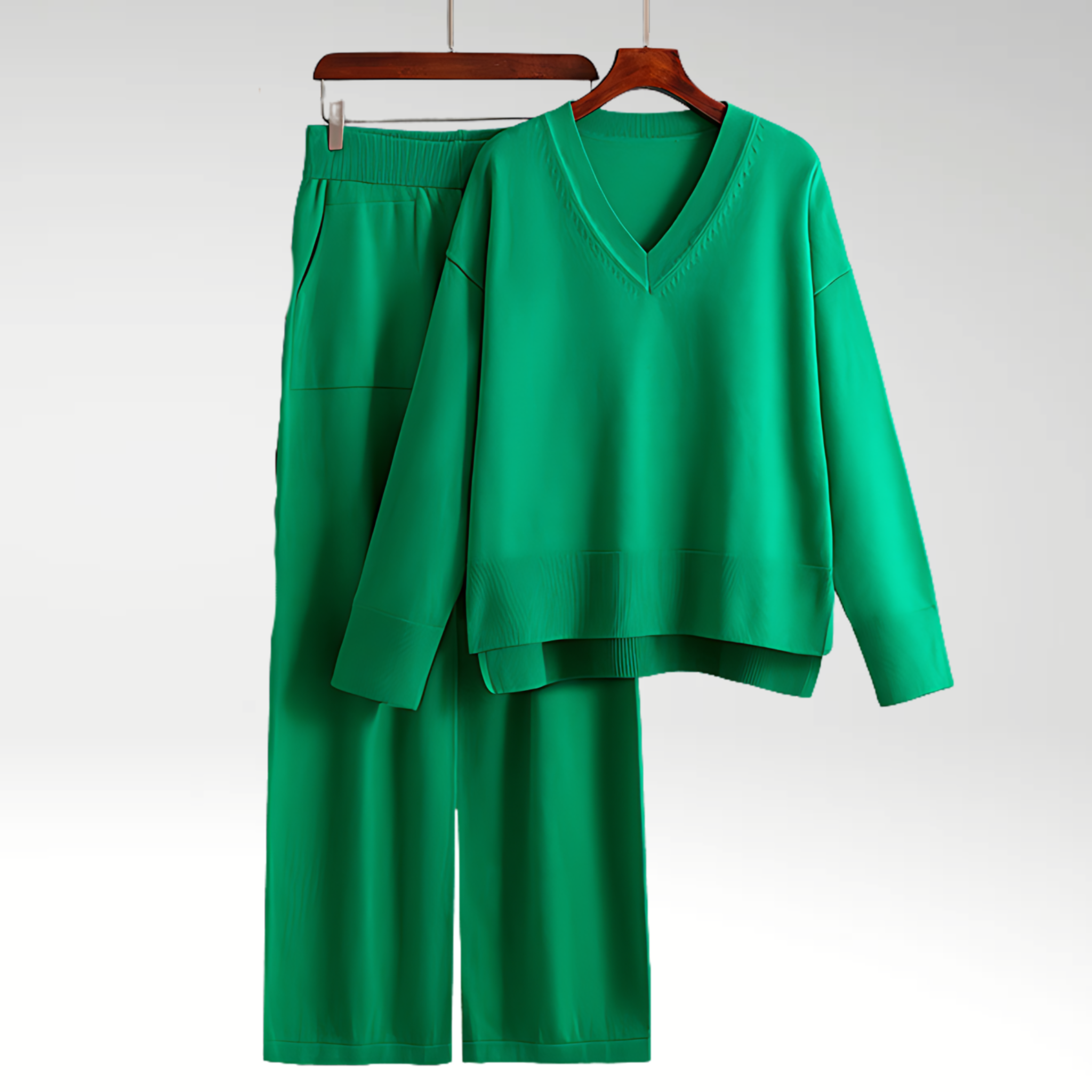 Luméa™ | Ensemble deux pièces Luxe col V