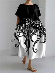 Luméa™ | Robe RAFFAELLA été fluide style artistique unique