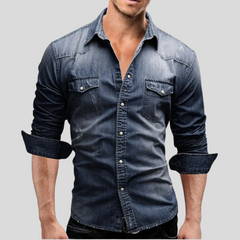 Luméa™ | Chemise en denim moderne pour homme