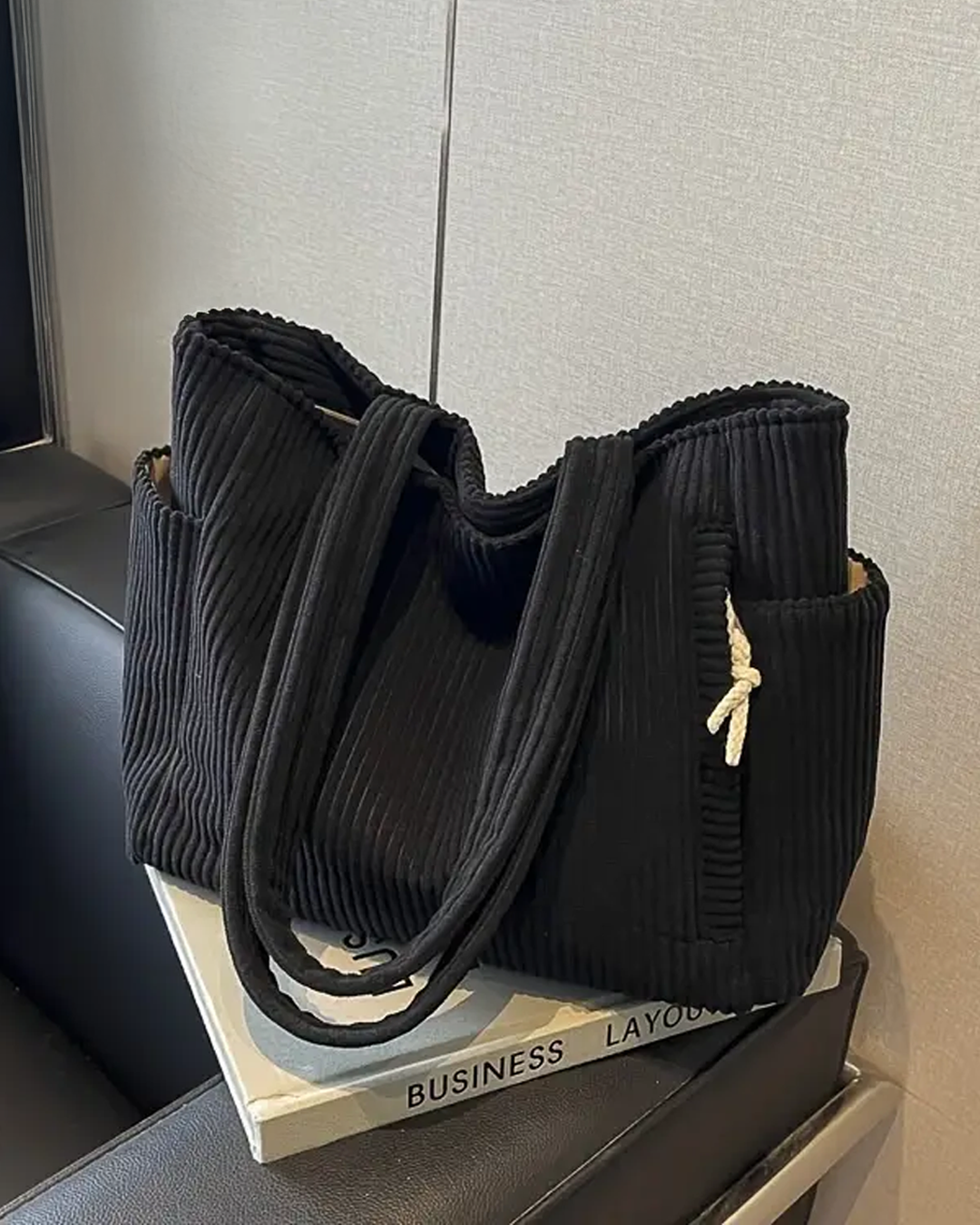 Luméa™ | Sac Élégant Côtelé