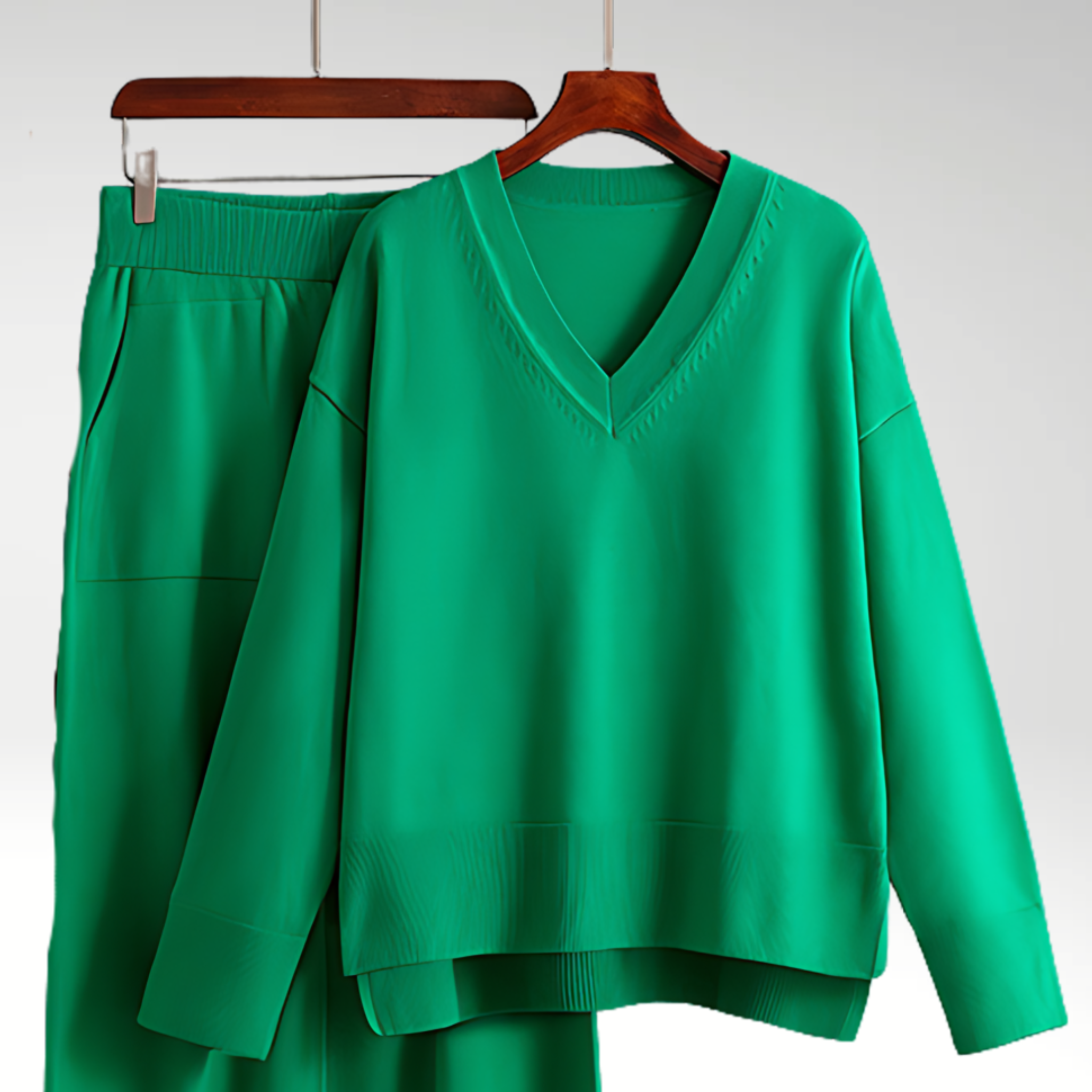 Luméa™ | Ensemble deux pièces Luxe col V