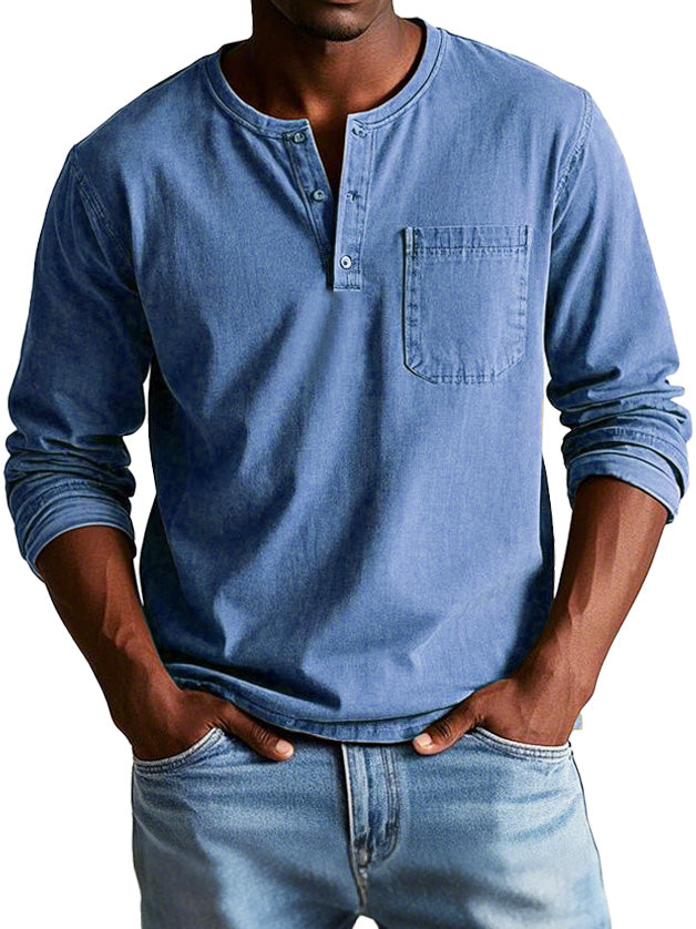 Luméa™ | Chemise Vintage à Manches Longues