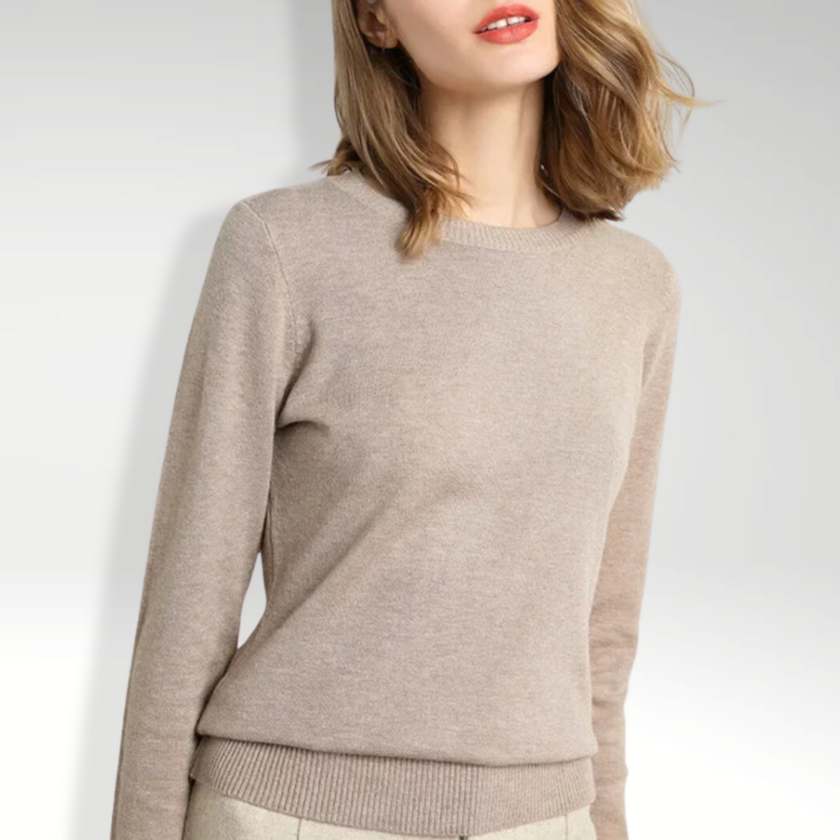 Luméa™ | Pull confort en laine essentiel