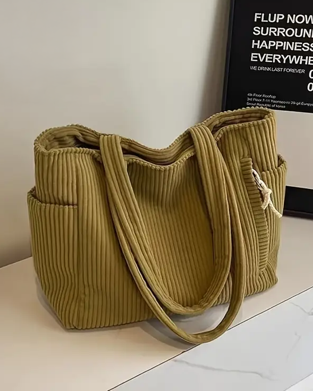 Luméa™ | Sac Élégant Côtelé