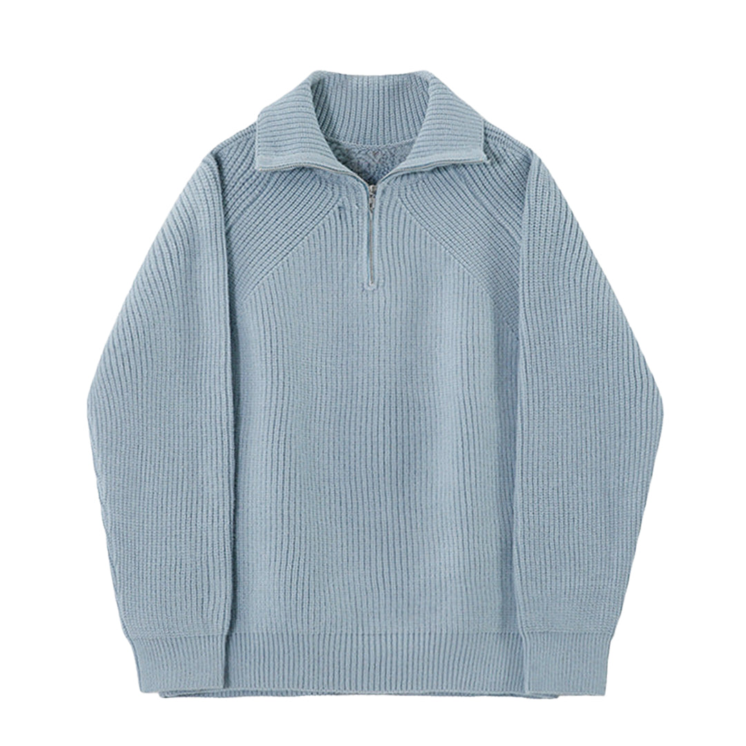 Luméa™ | Pull Azure à quart de zip