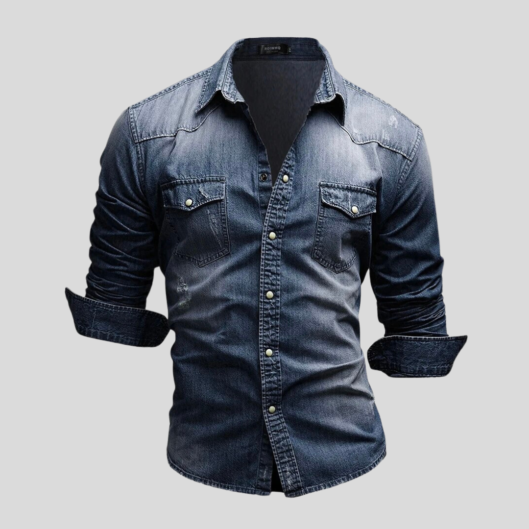 Luméa™ | Chemise en denim moderne pour homme