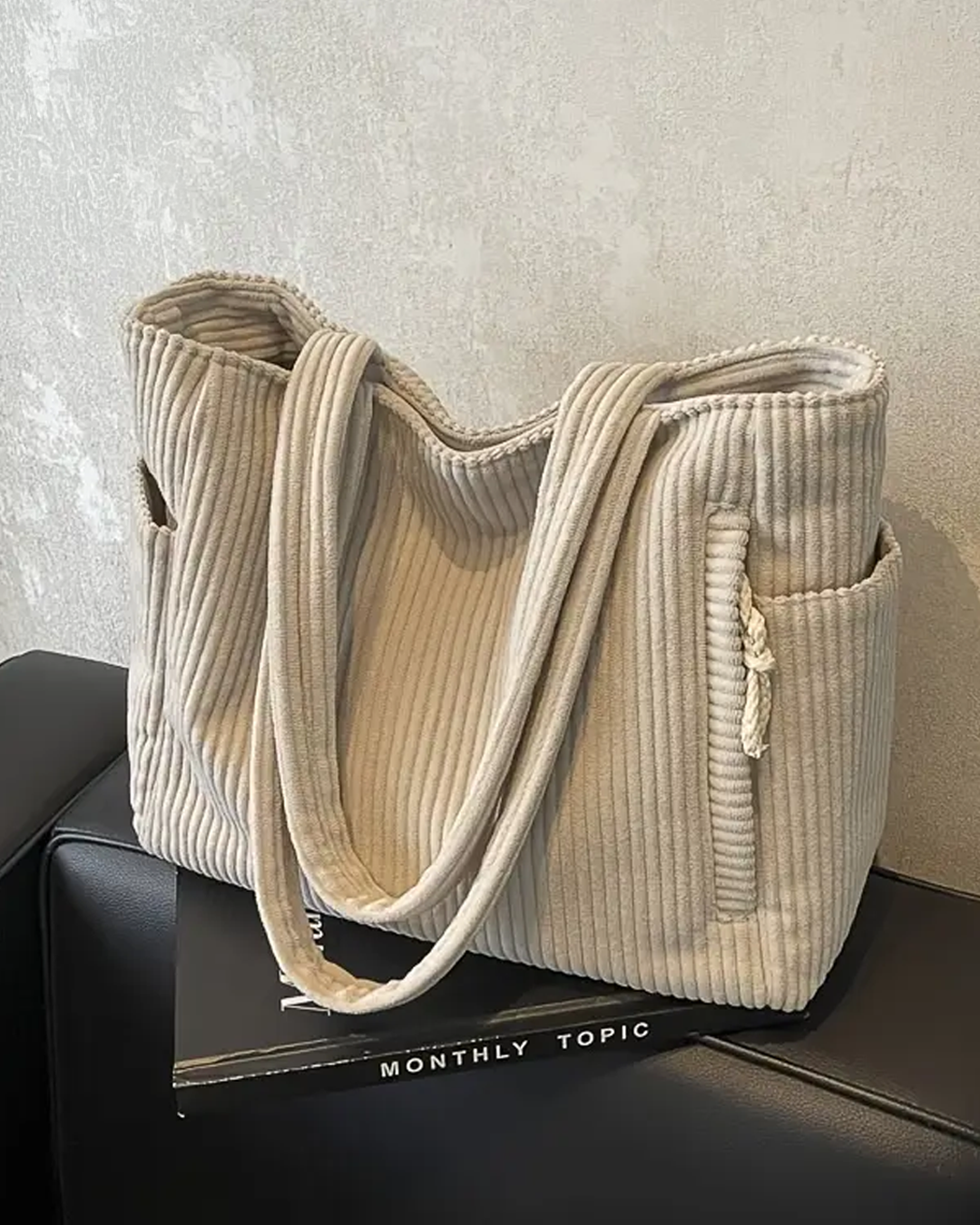 Luméa™ | Sac Élégant Côtelé