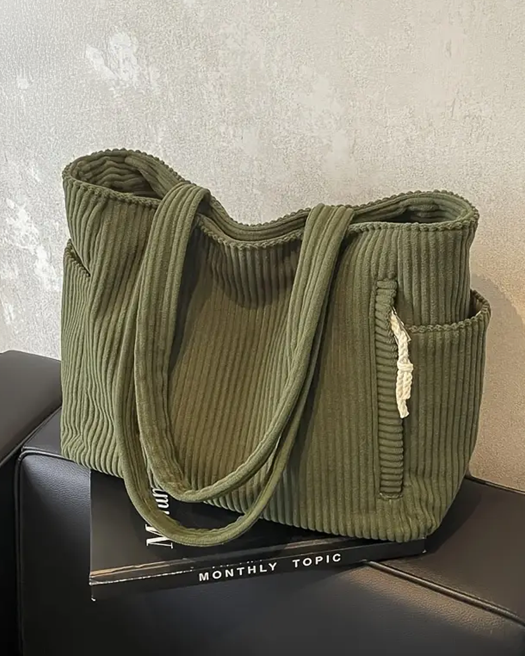 Luméa™ | Sac Élégant Côtelé