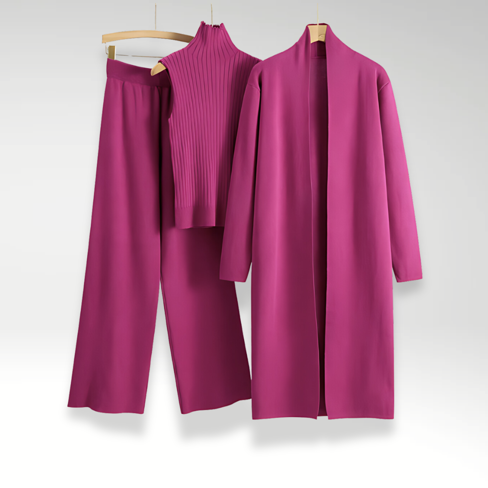Luméa™ | Ensemble trois pièces en maille Luxe