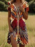 Luméa™ | Linnea Robe Courte Imprimée Tendance