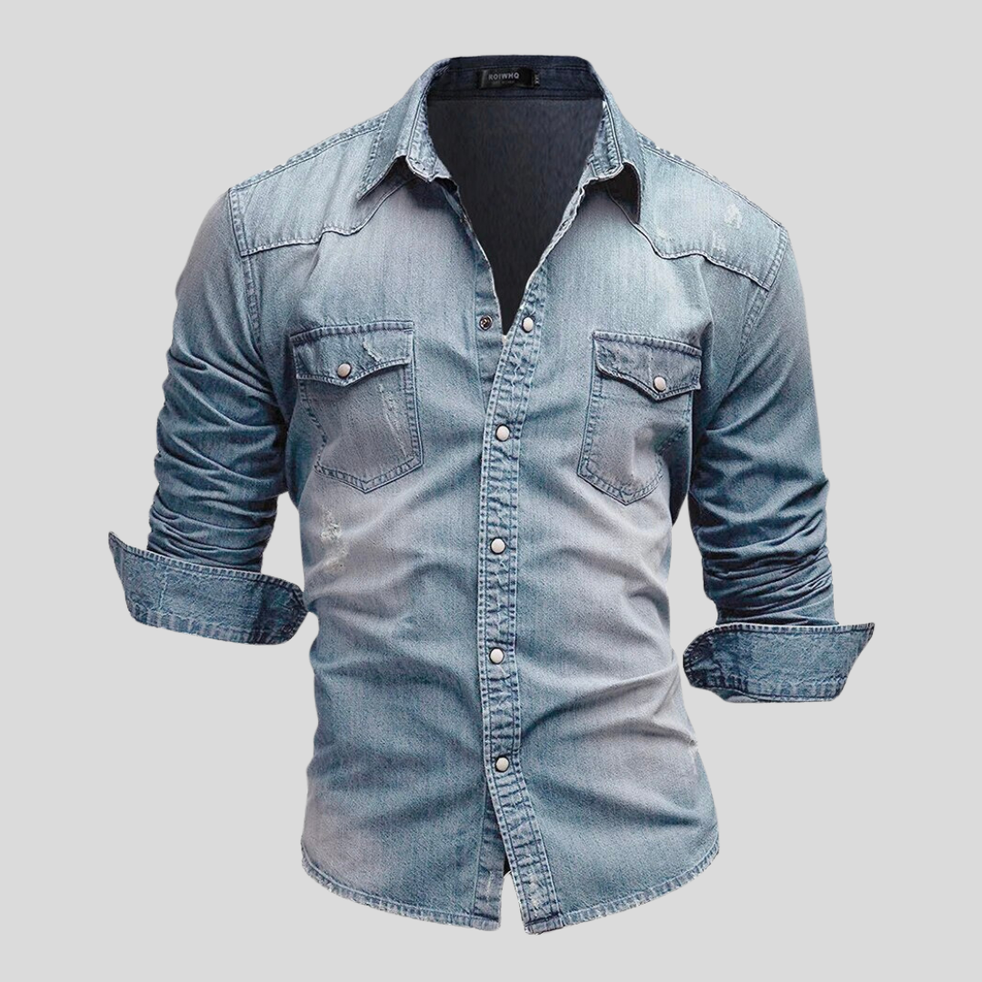 Luméa™ | Chemise en denim moderne pour homme