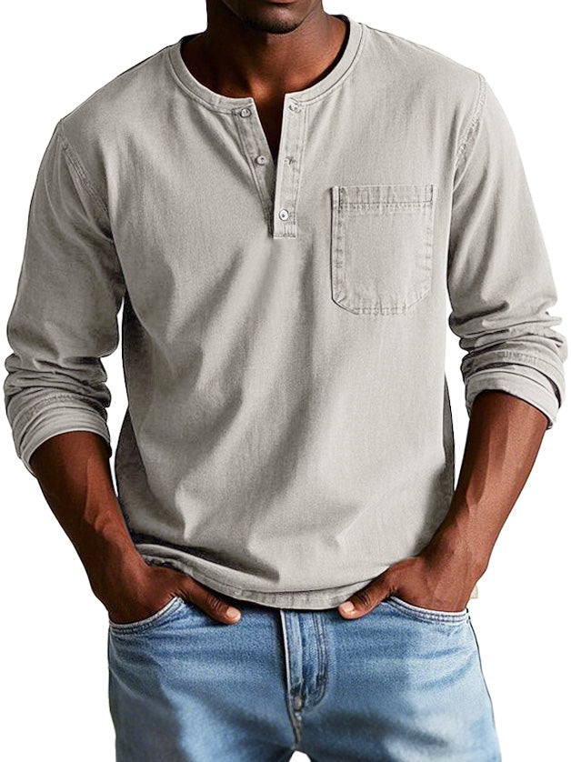 Luméa™ | Chemise Vintage à Manches Longues