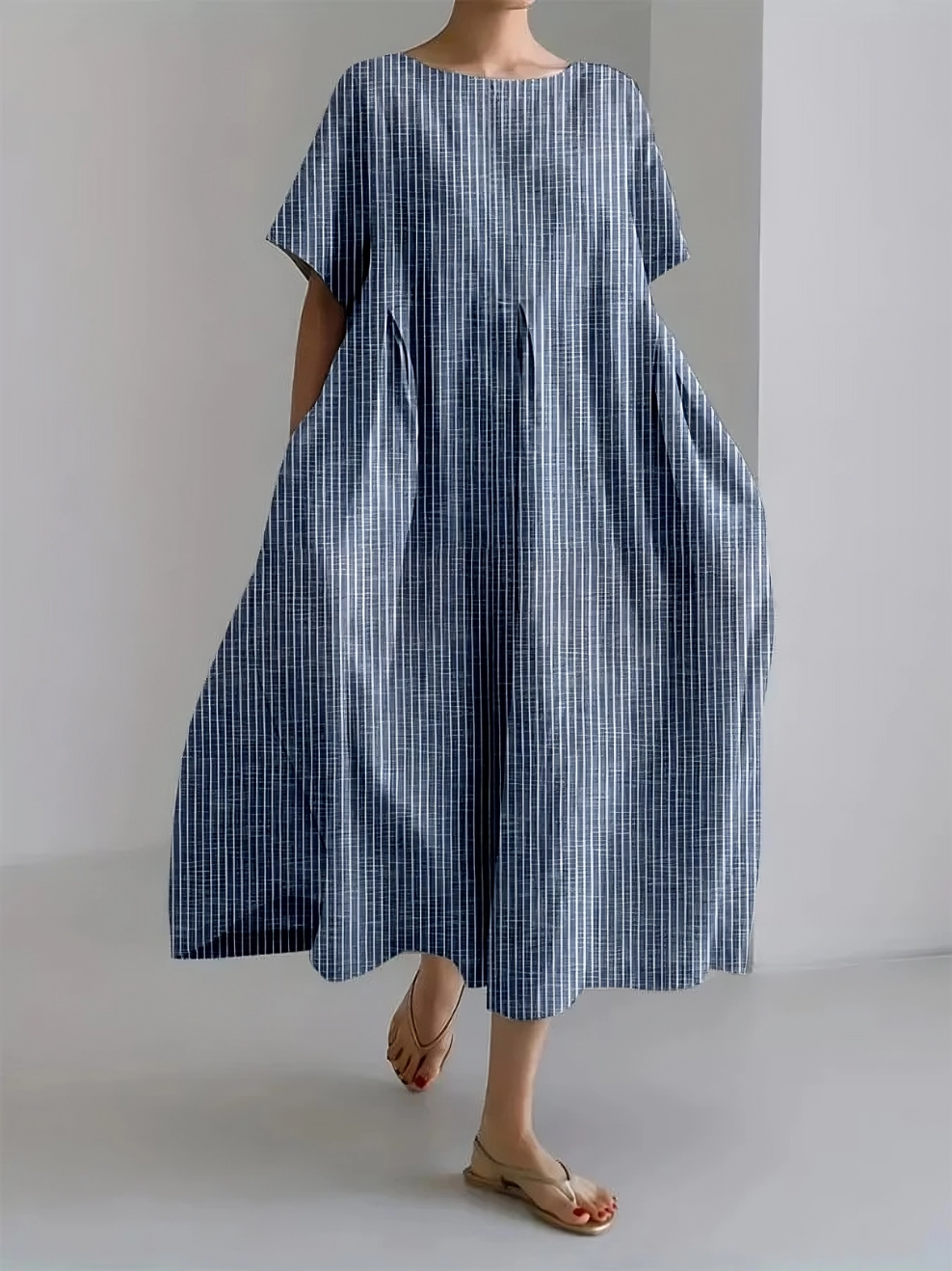 Luméa™ | Robe BIANCA longue décontractée style rétro confortable