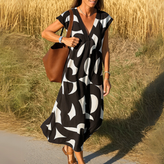 Luméa™ | Valérie Robe fluide à col V