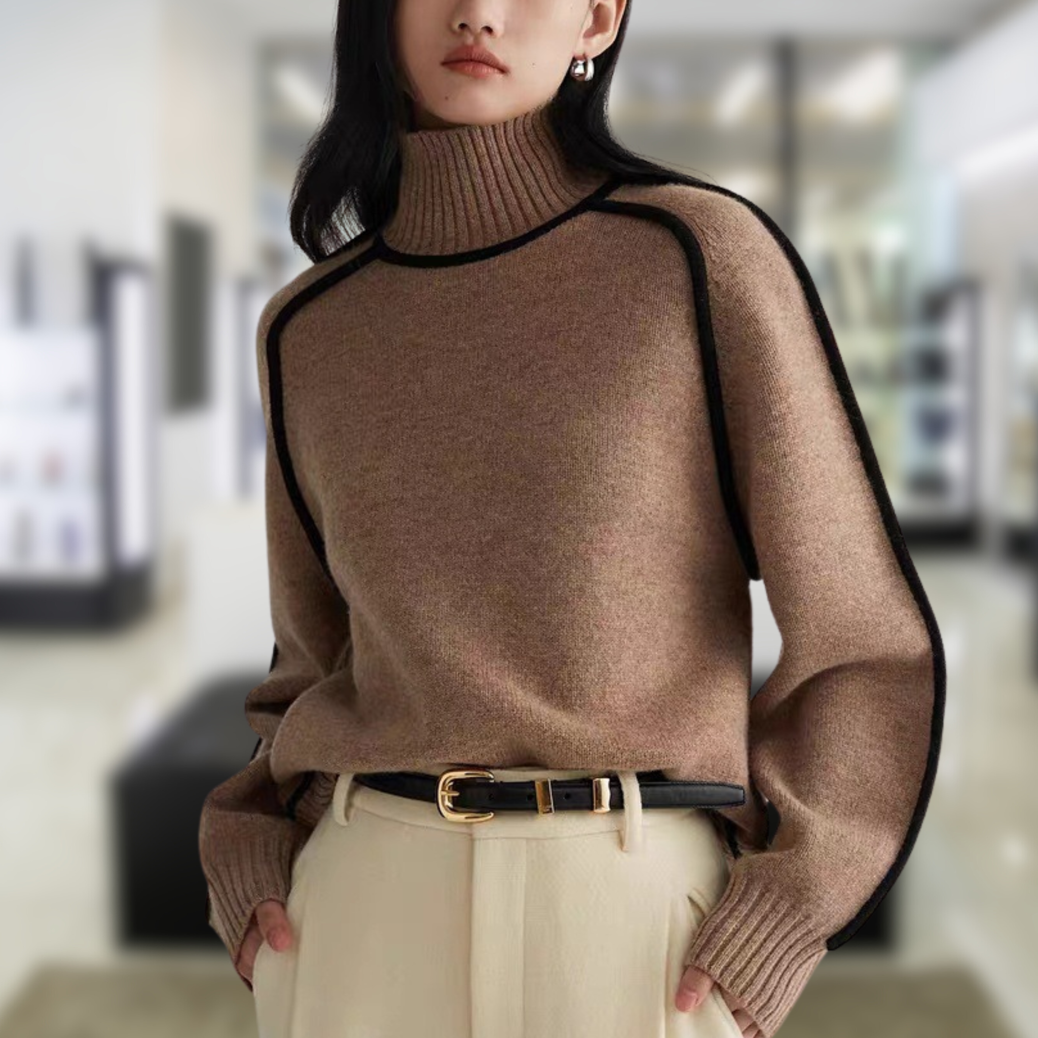 Luméa™ | Pull à col roulé confortable