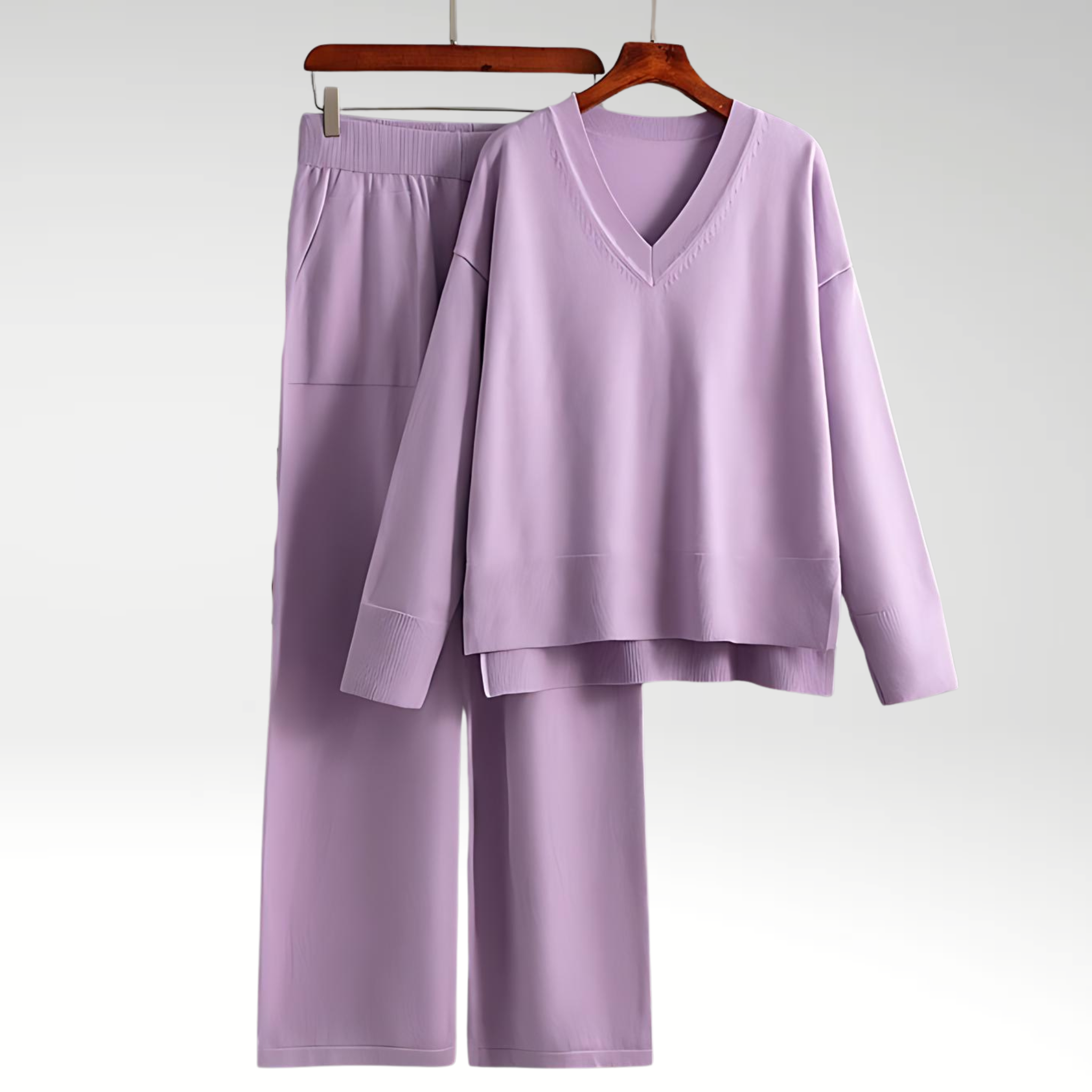 Luméa™ | Ensemble deux pièces Luxe col V