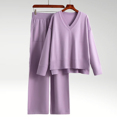 Luméa™ | Ensemble deux pièces Luxe col V