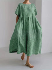 Luméa™ | Robe BIANCA longue décontractée style rétro confortable