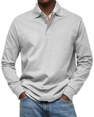 Luméa™ | Chemise Polo Décontractée à Manches Longues