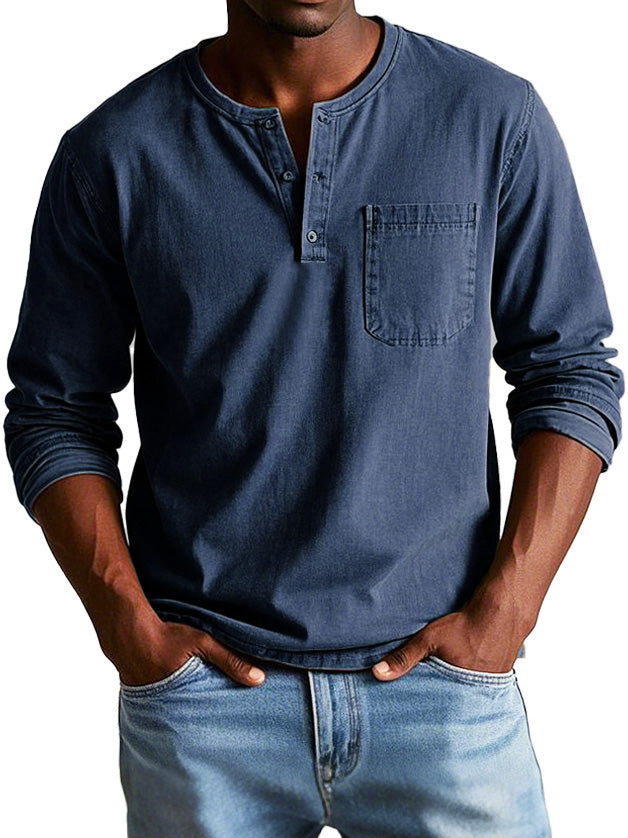 Luméa™ | Chemise Vintage à Manches Longues