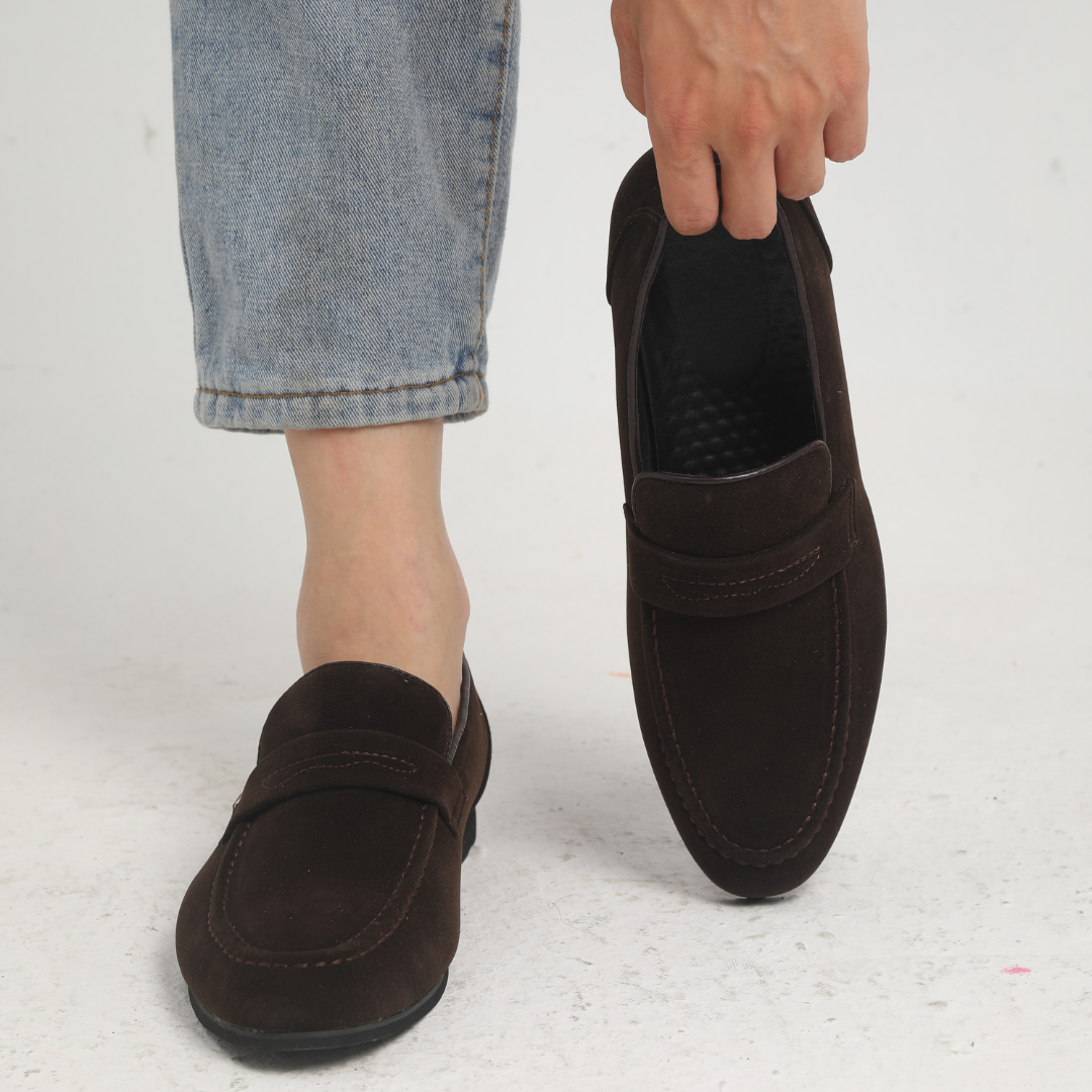 Luméa™ | Mocassins à brides en daim