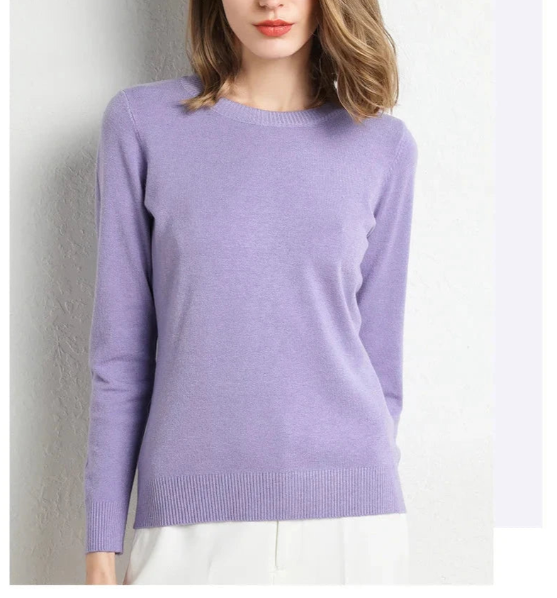 Luméa™ | Pull confort en laine essentiel