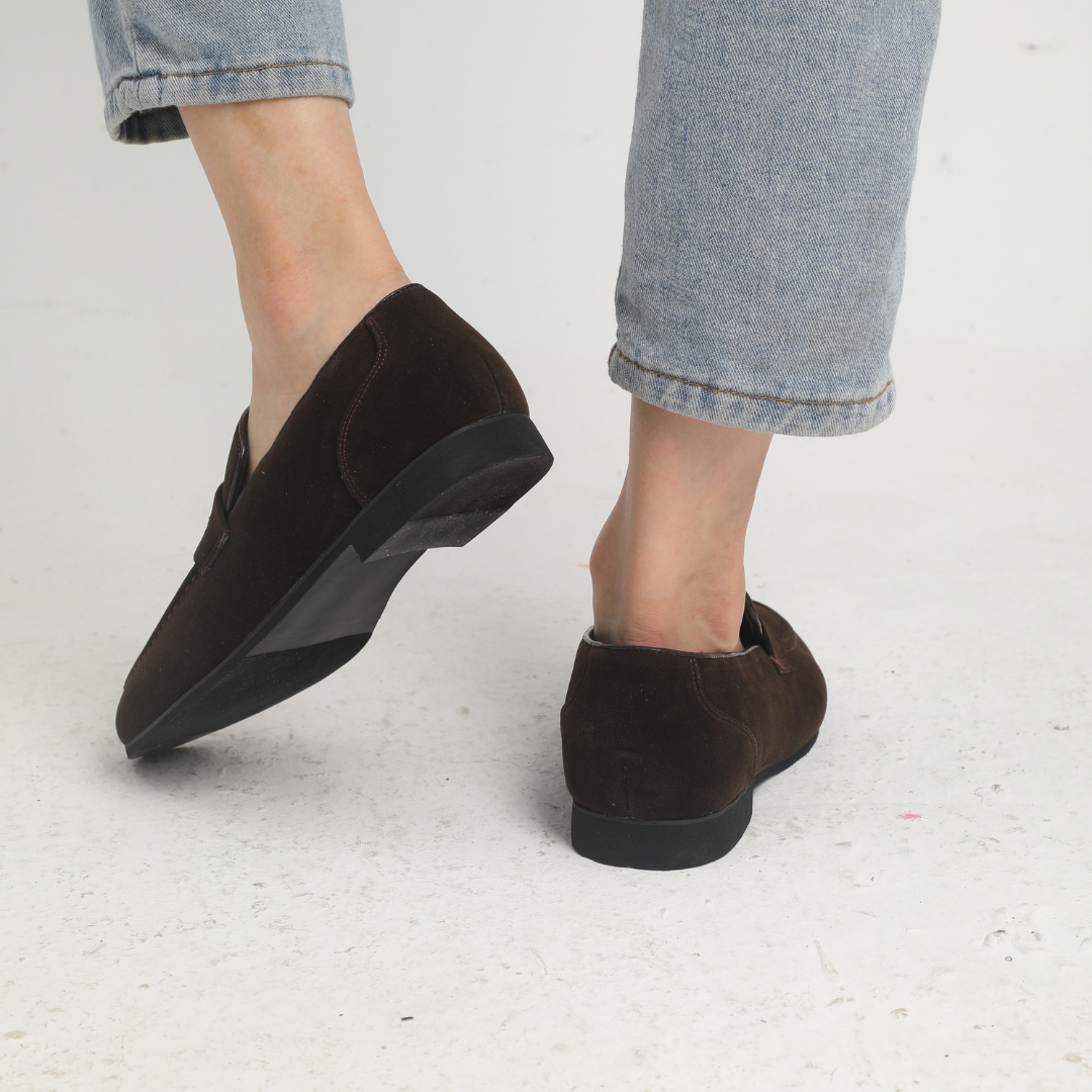 Luméa™ | Mocassins à brides en daim