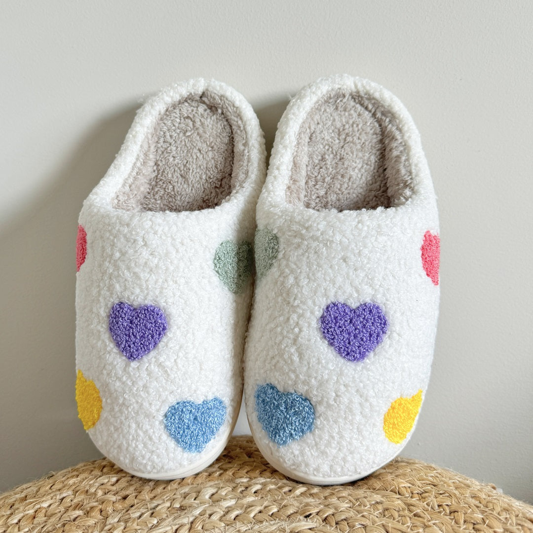 Luméa™ | Chaussons Coeurs Colorés