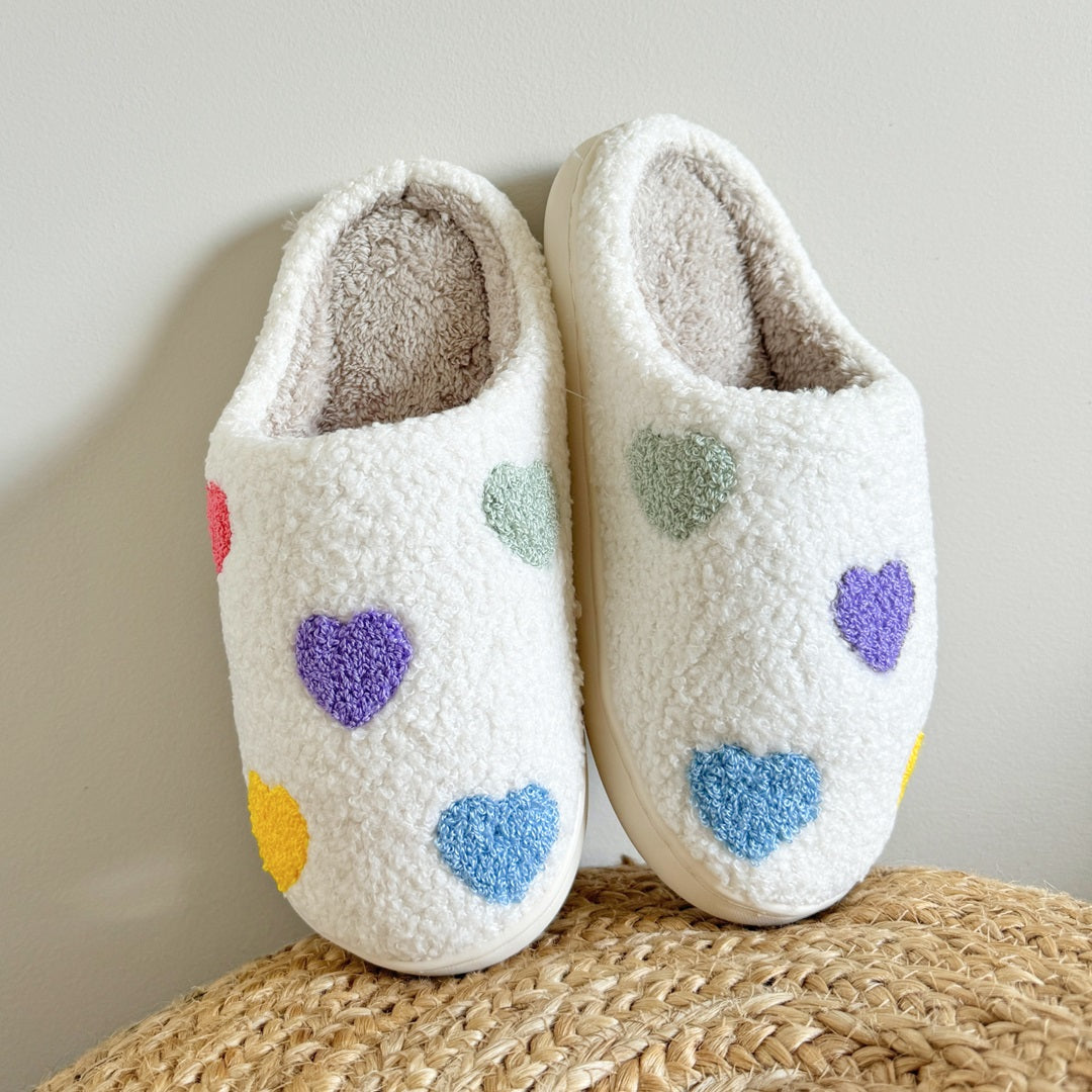 Luméa™ | Chaussons Coeurs Colorés