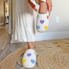 Luméa™ | Chaussons Coeurs Colorés