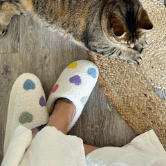Luméa™ | Chaussons Coeurs Colorés