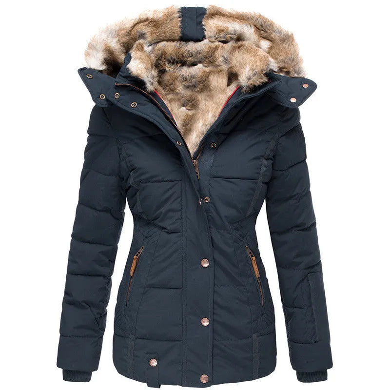 Luméa™ | Manteau d'hiver chaud avec doublure en fourrure