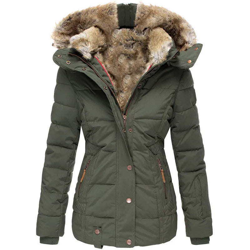 Luméa™ | Manteau d'hiver chaud avec doublure en fourrure