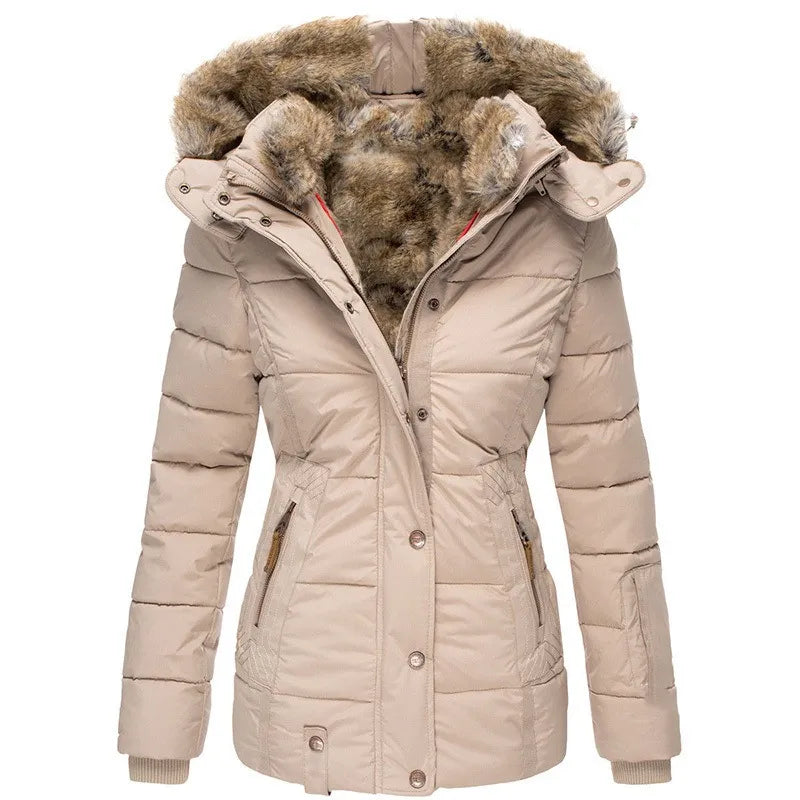 Luméa™ | Manteau d'hiver chaud avec doublure en fourrure