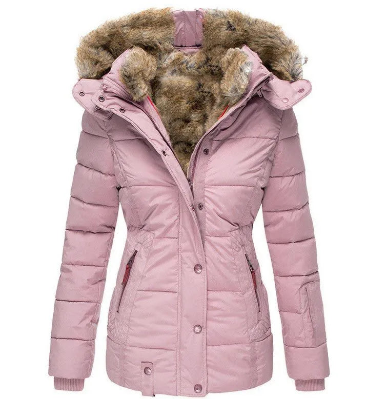 Luméa™ | Manteau d'hiver chaud avec doublure en fourrure