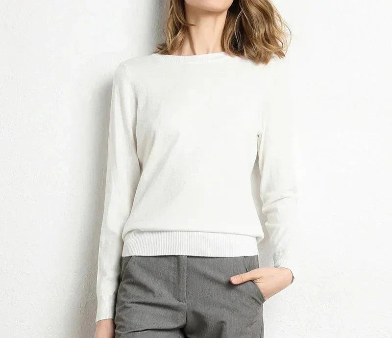 Luméa™ | Pull confort en laine essentiel