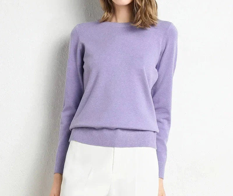 Luméa™ | Pull confort en laine essentiel