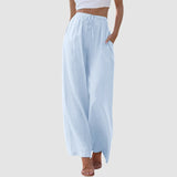 Luméa™ | Pantalon confort à jambe large et taille haute