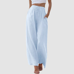 Luméa™ | Pantalon taille haute à jambes larges